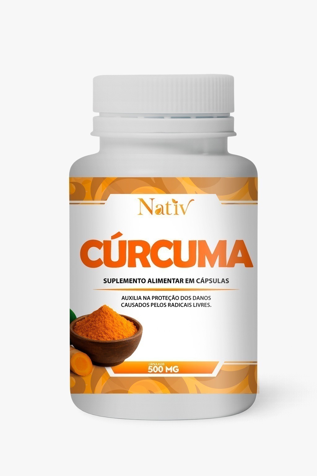 Cúrcuma - Nativ - 500mg - 120 Cápsulas