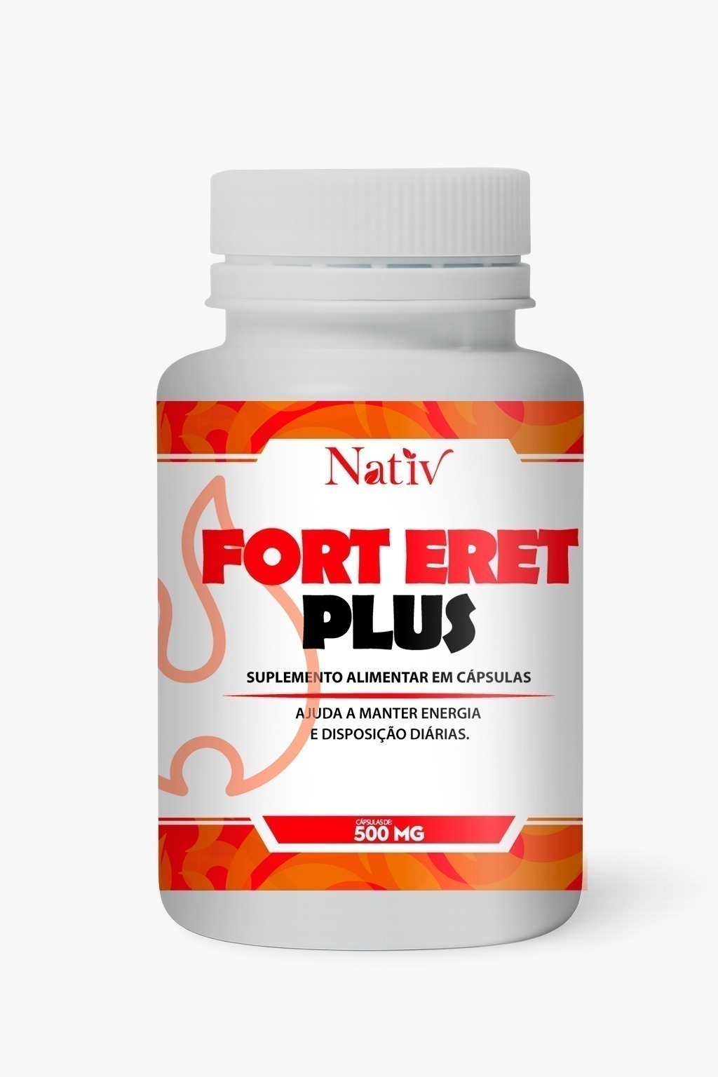 Fort Eret Plus -Nativ - 500mg - 120 cápsulas