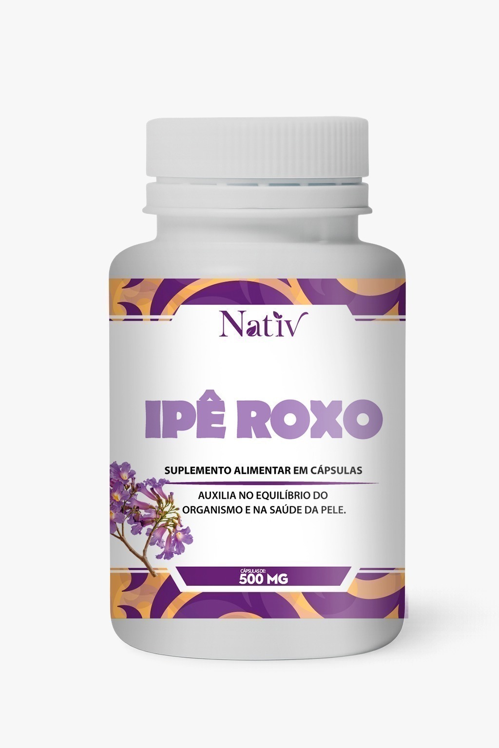 Ipê Roxo -Nativ - 500mg - 60 Cápsulas