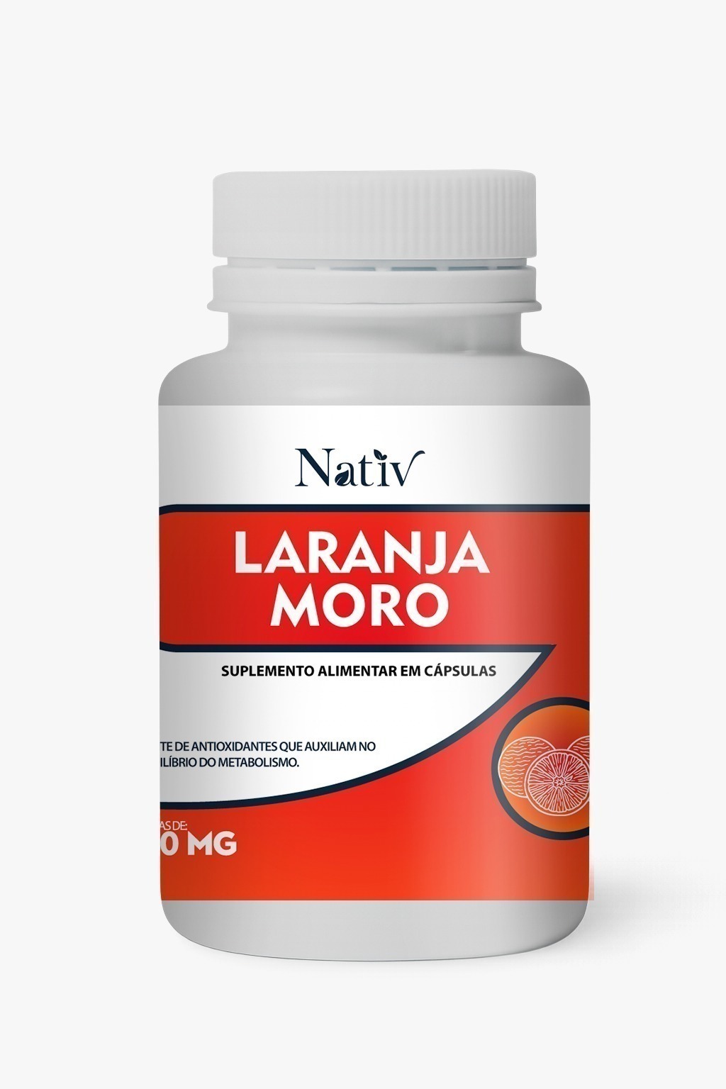 Laranja Moro ou Morisil Suplemento - 60 Cápsulas - 500mg
