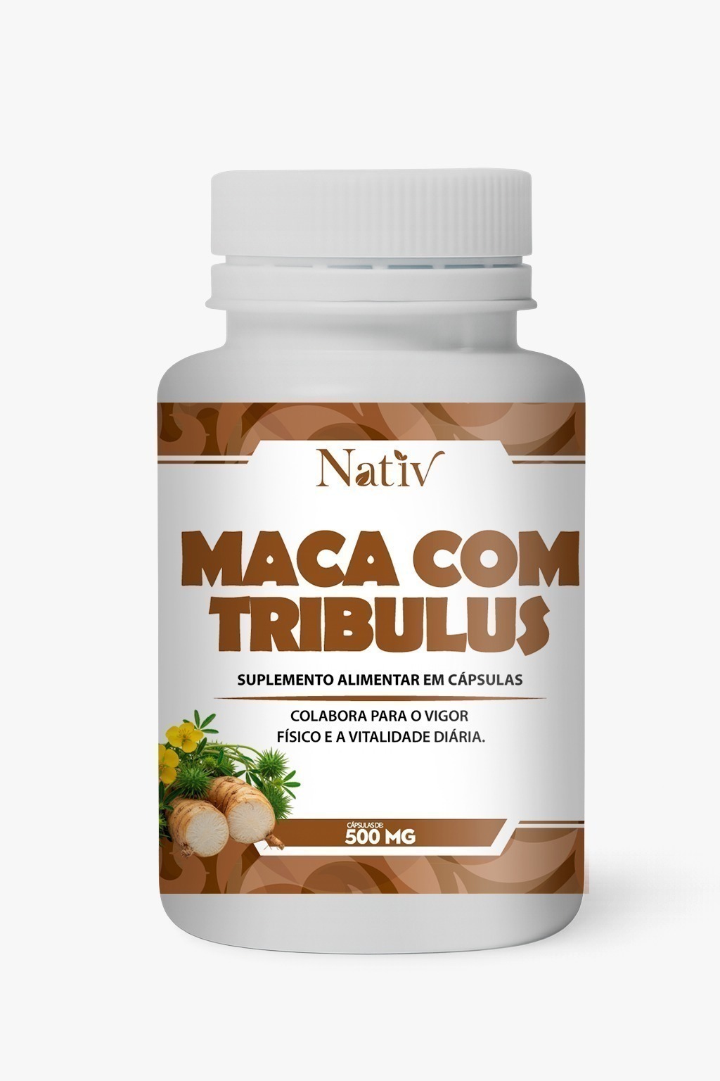 Maca com Tribulus- Nativ - 500mg - 60 Cápsulas