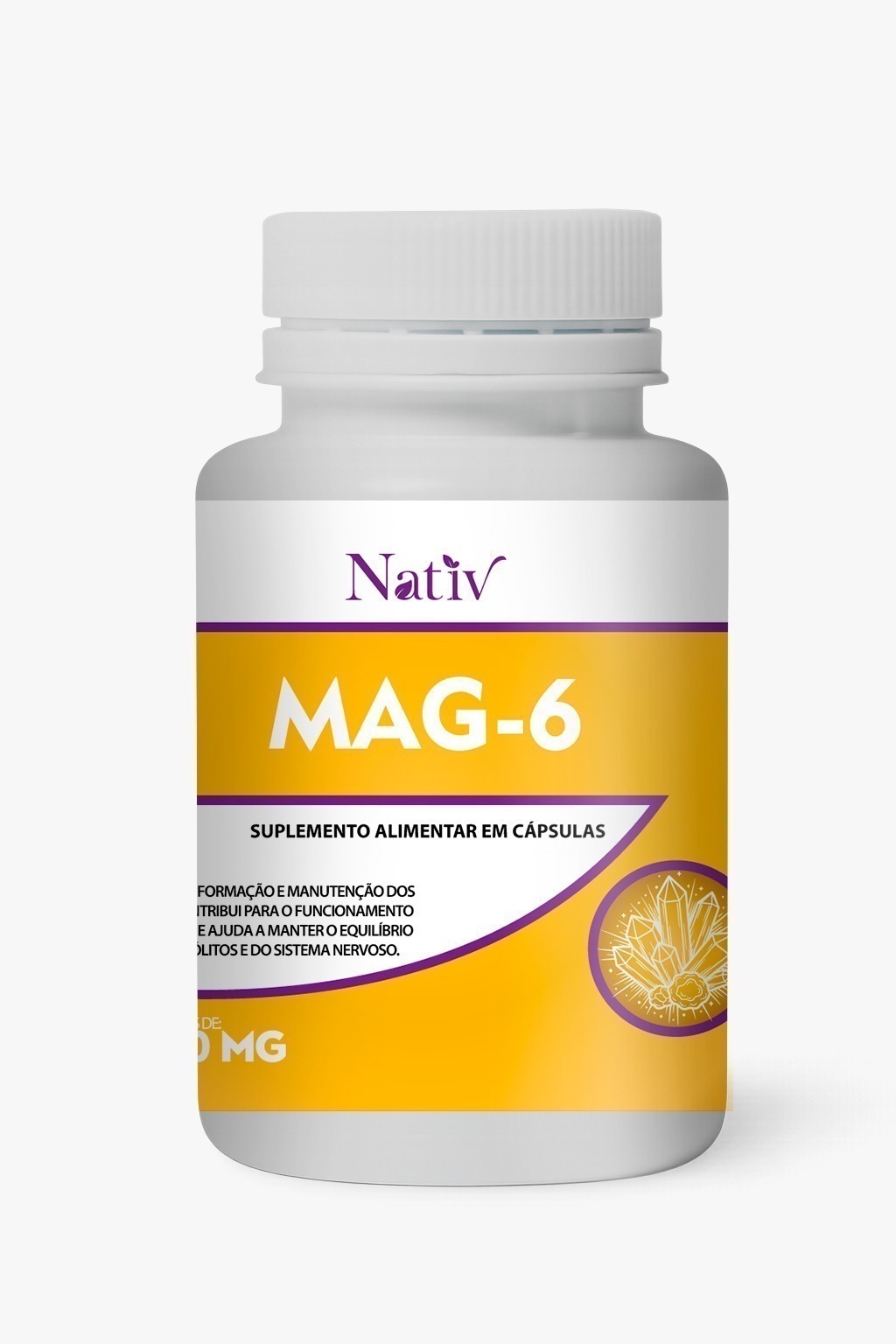 MAG-6 - Nayiv - 500mg - 120 Cápsulas