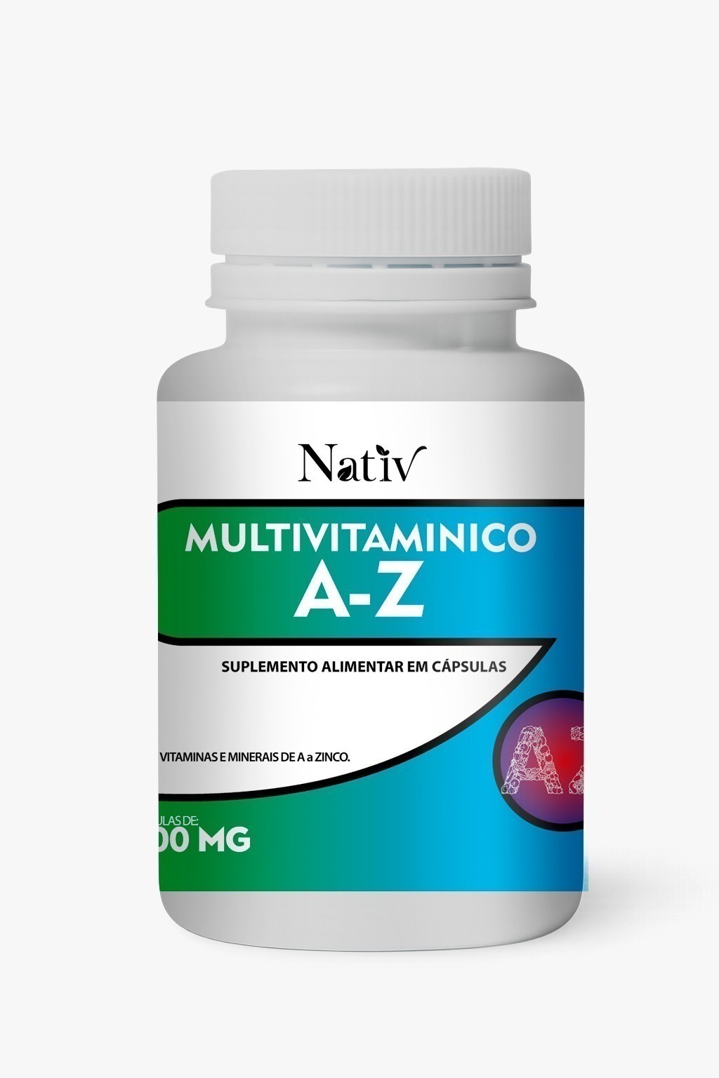 Multivitamínico A-Z - Nativ - 500mg - 60 Cápsulas