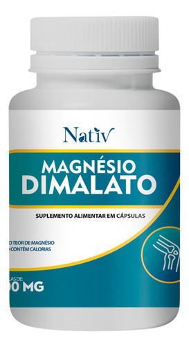 Magnesio Dimalato 500mg Puro 60cáp
