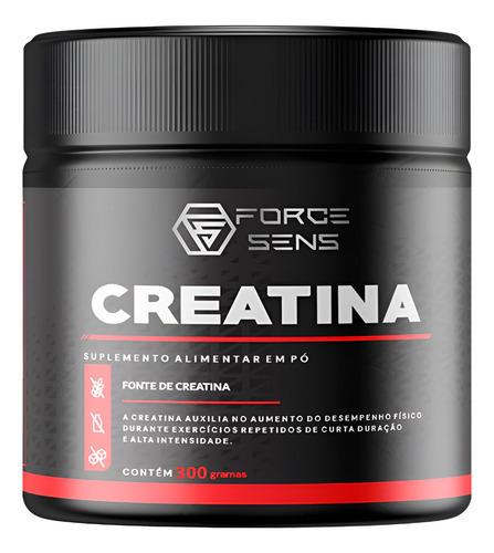 Creatina Pó 300g Sem Sabor Pote Potencialize Sua Força