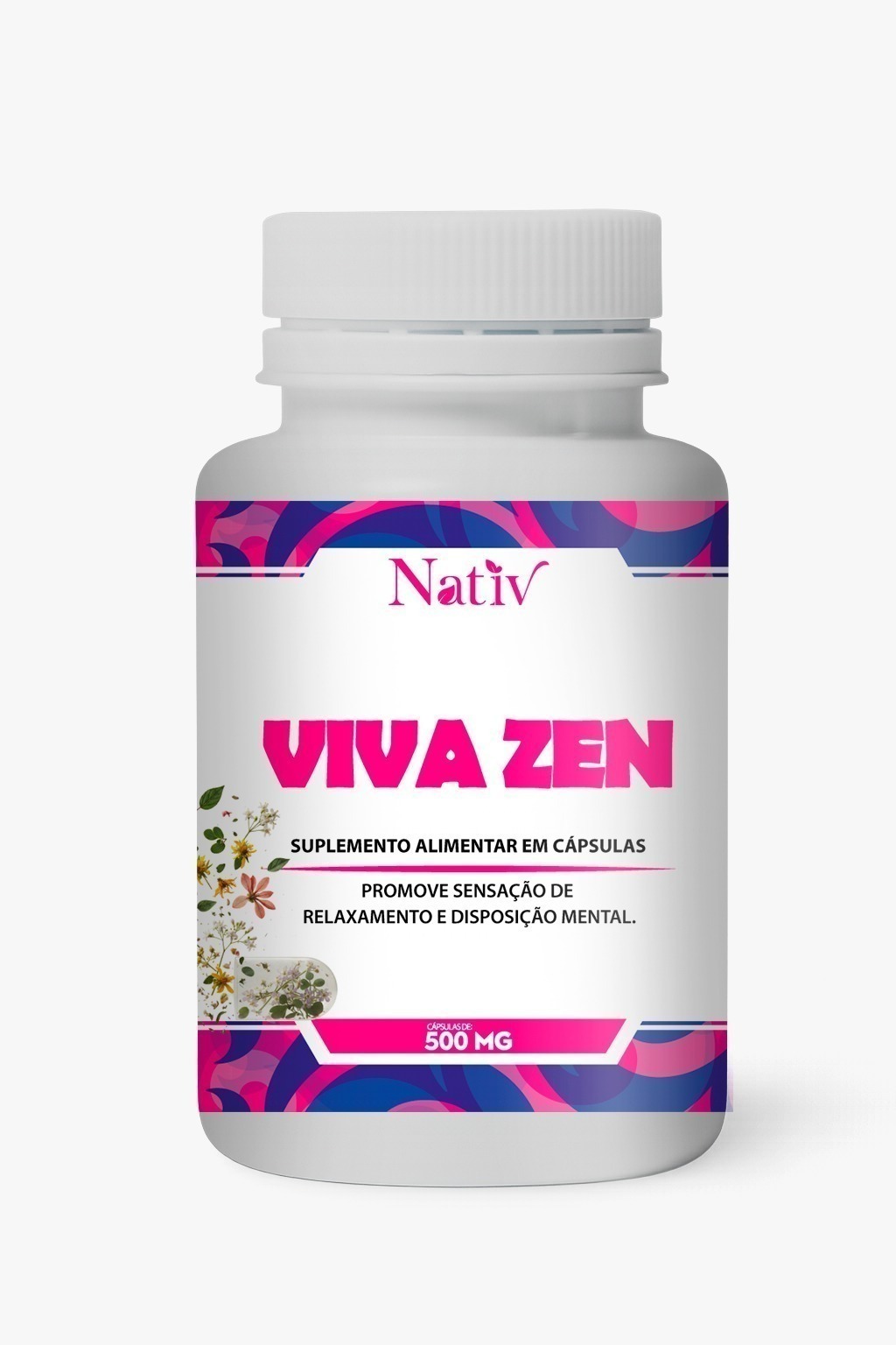 Viva Zen - Nativ - 500mg - 120 Capsulas