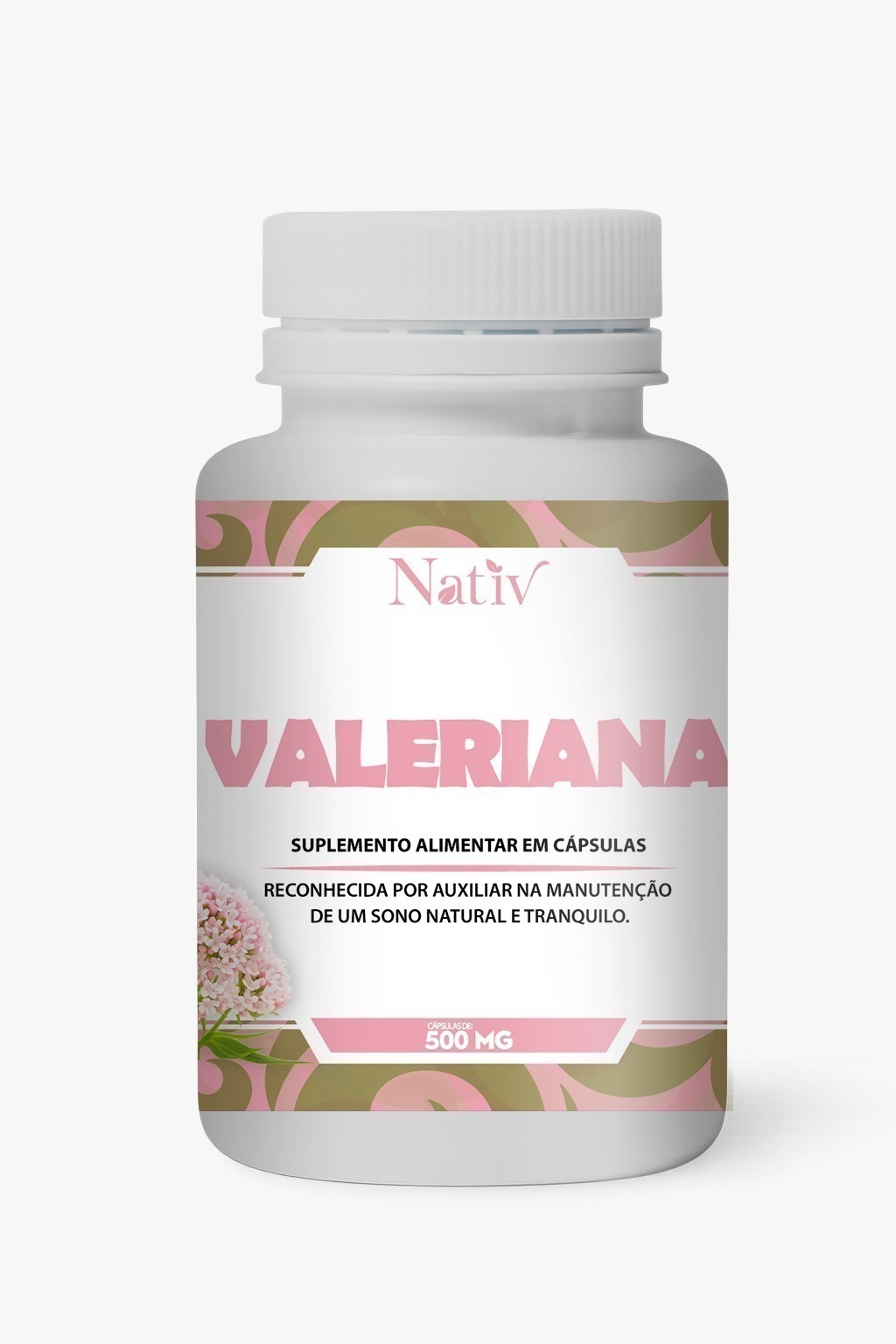 Valeriana - Nativ - 500mg - 60 Cápsulas
