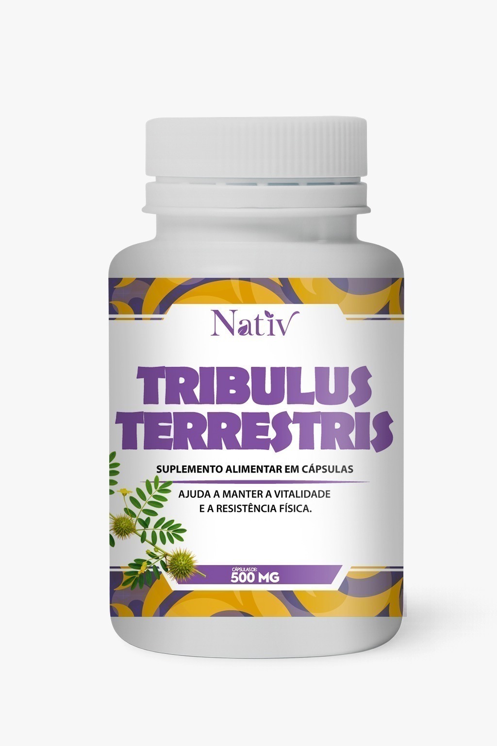 Tribulus Terrestris - Nativ - 500mg- 120 Cápsulas