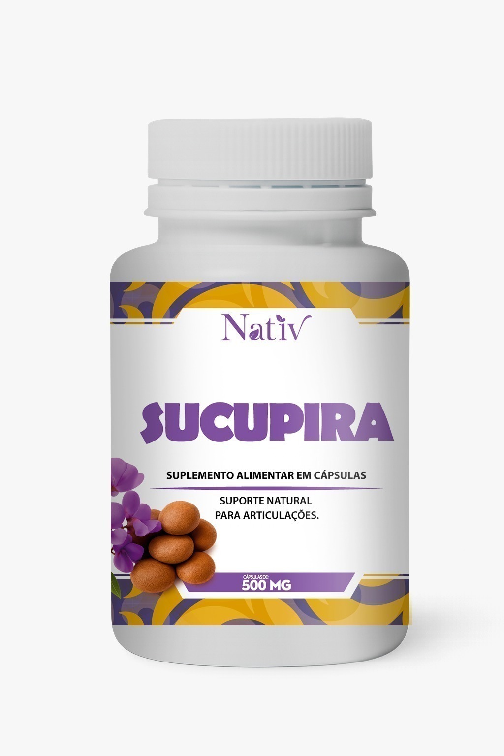 Suplemento Sucupira 500mg - 60 cápsulas