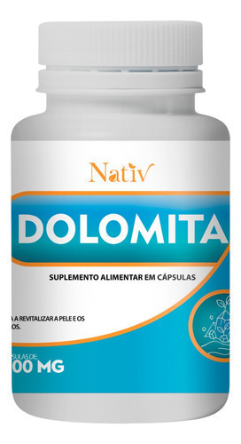 Dolomita - Nativ - 500mg - 120 Capsulas