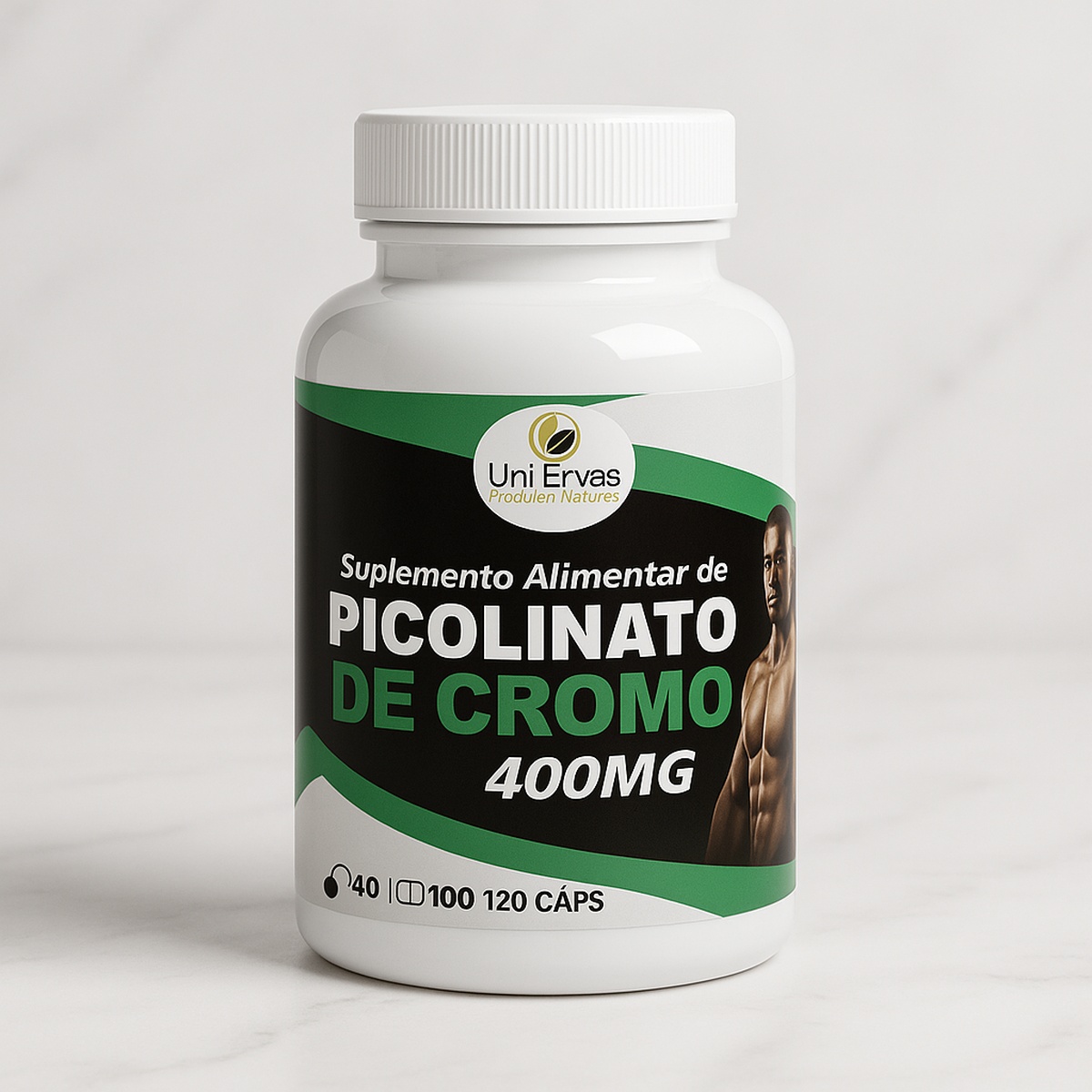 Picolinato de Cromo - 500mg - 60 Cápsulas