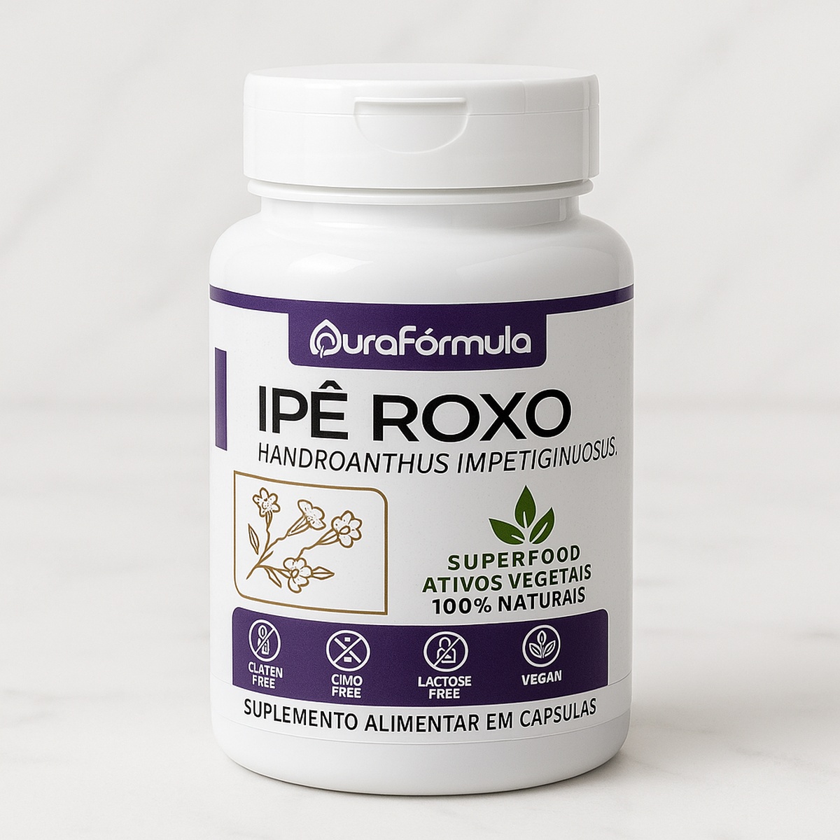 Ipê Roxo - 500mg - 120 Capsulas