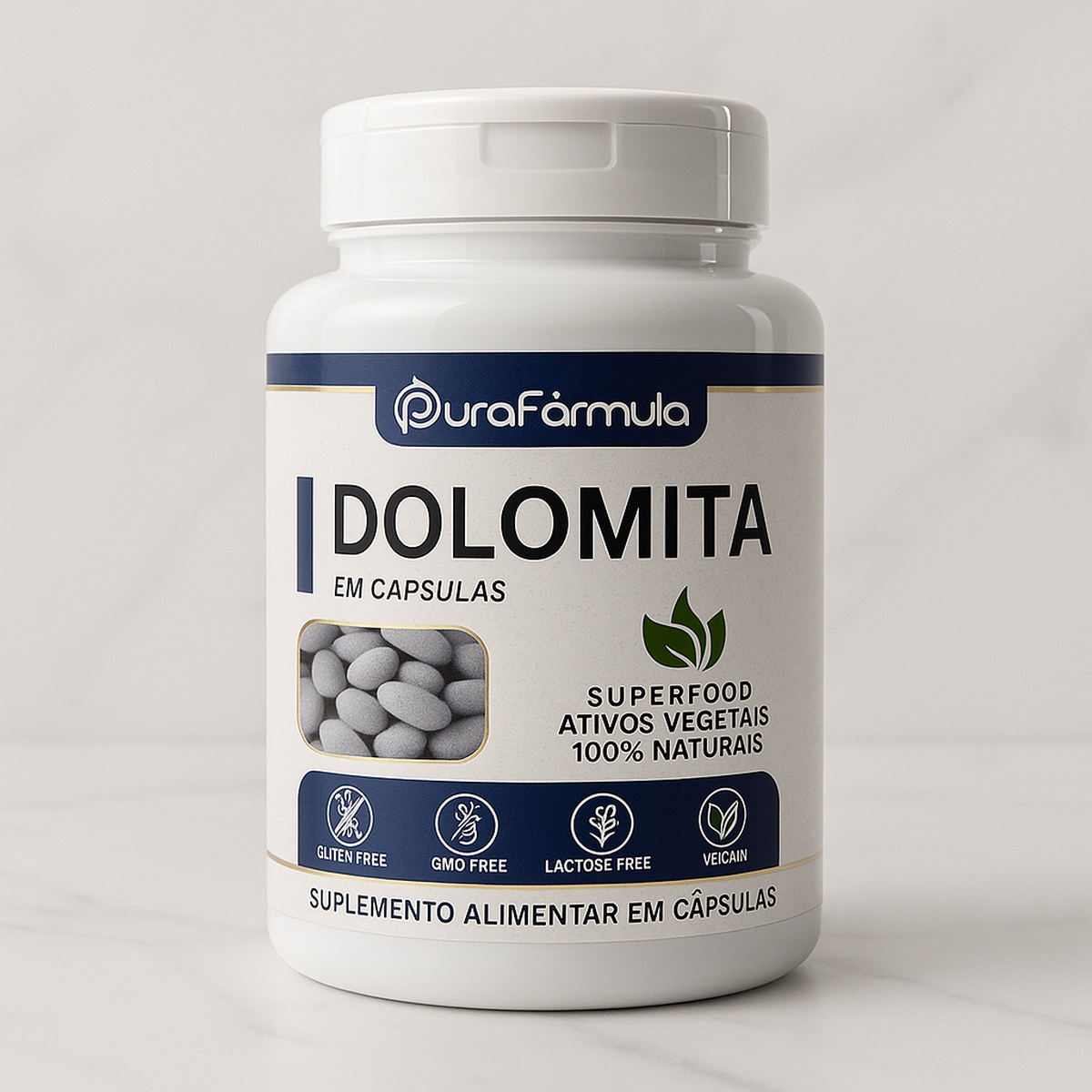 Dolomita - Nativ - 500mg 60 Cap