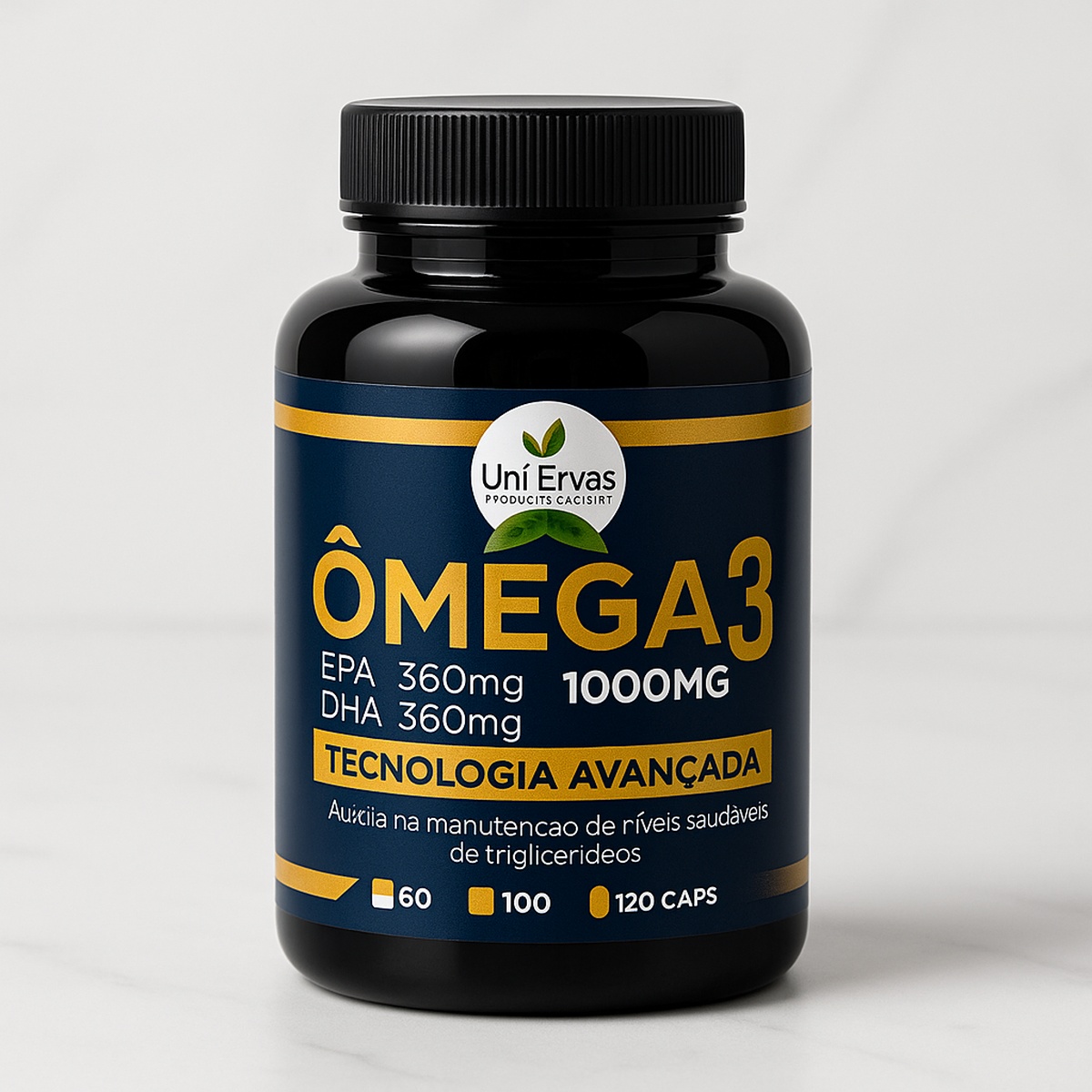Ômega 3 1000mg - 60 Cápsula