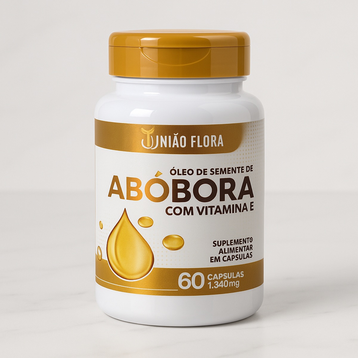 Oleo Semente Abobora - Premium 60 Capsulas - Nativ Sem Sabor