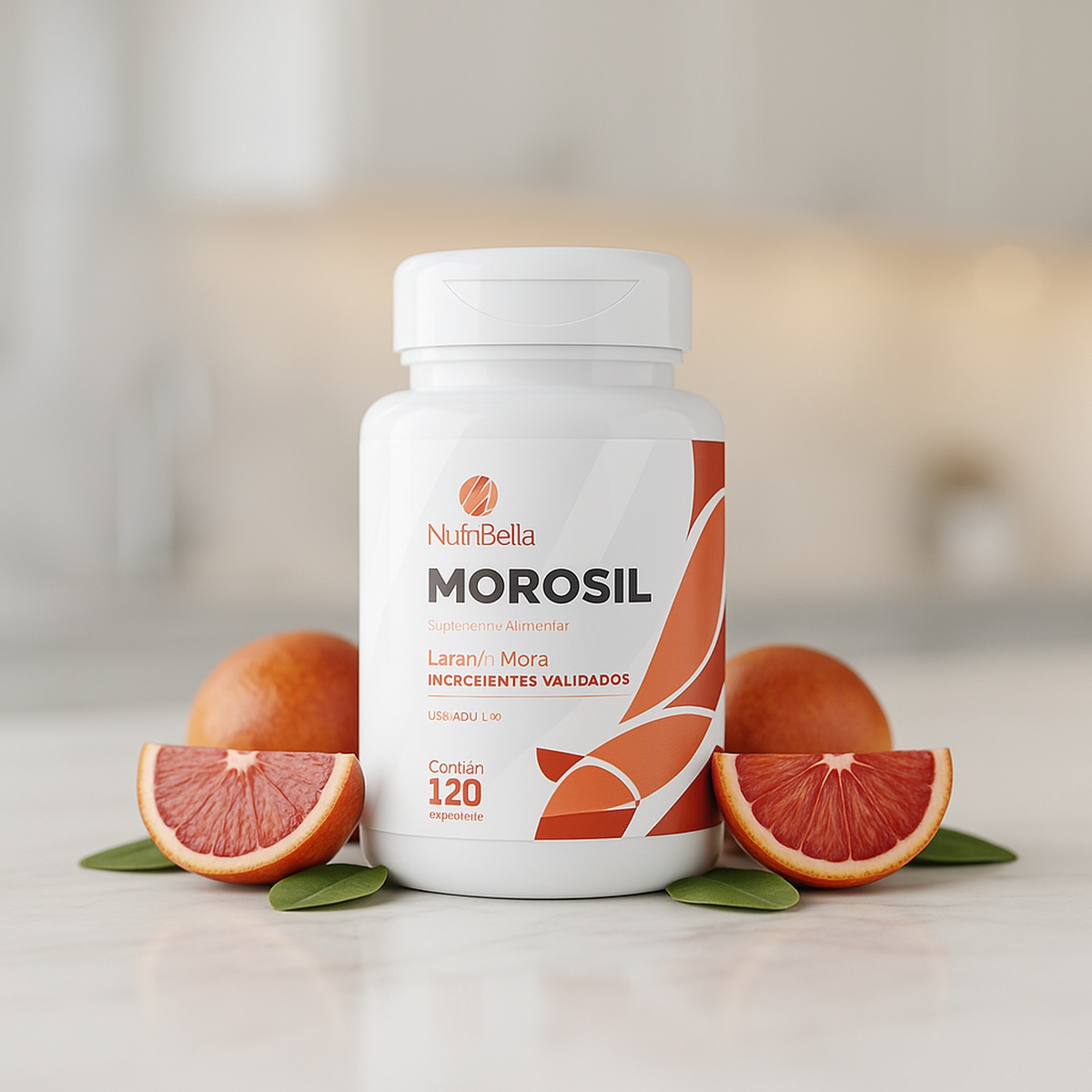 Kit 3 Pote Laranja Moro / Morisil 500mg 360 Caps Sem Sabor