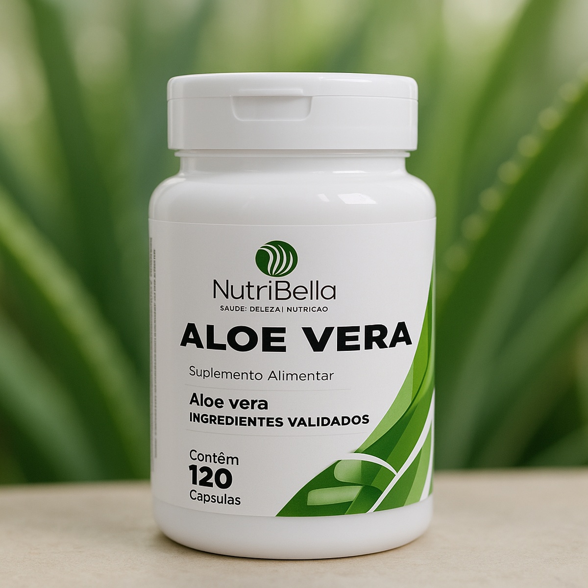 Kit 02 Potes Aloe Vera 500mg 240 Cápsulas - Sem Sabor