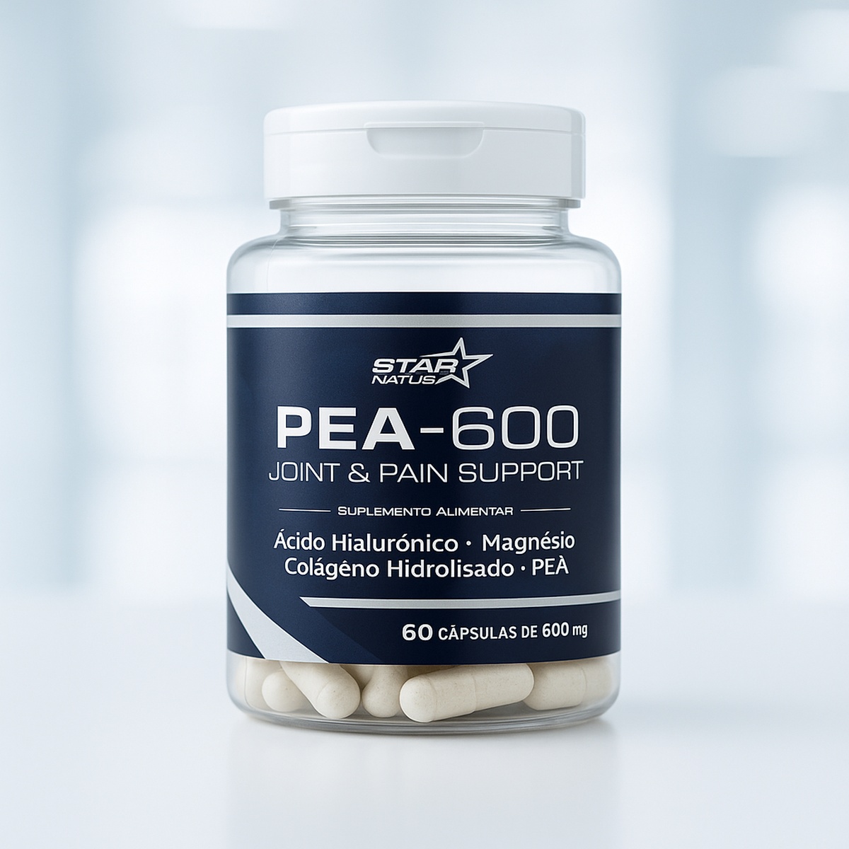 Kit03 Pea(ácido Hialurônico, Magnésio, Colágeno Hidrolisado) Sem Sabor