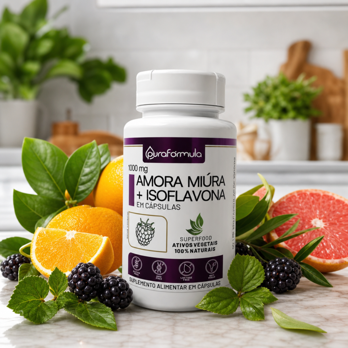 Amora Miura 500mg - 60 Cápsula - Equilíbrio Hormonal