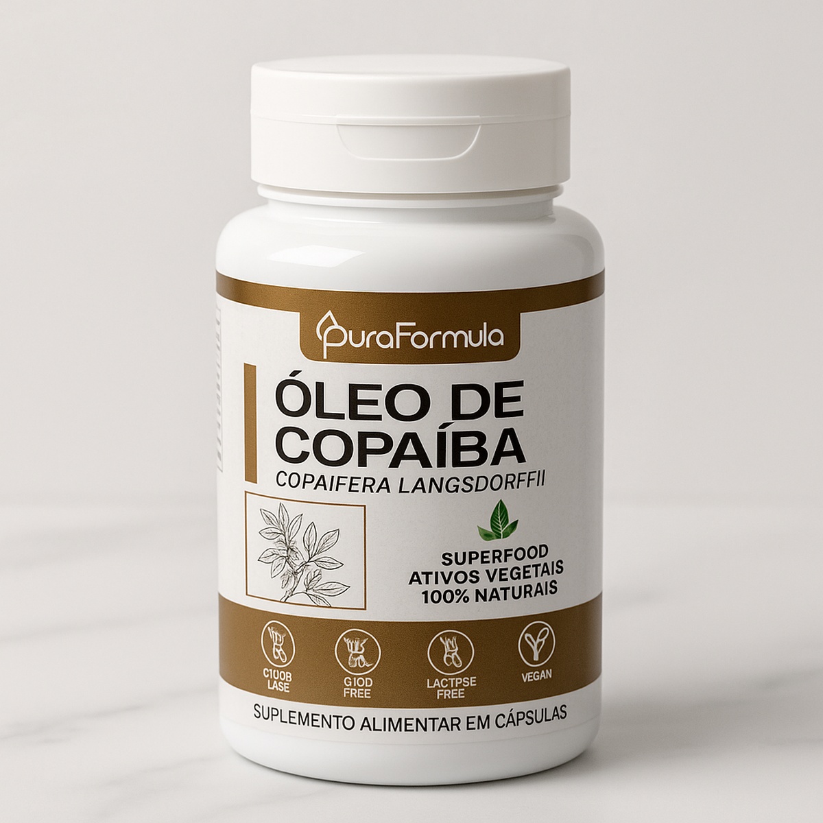 Oleo de Copaiba - 60 Capsulas