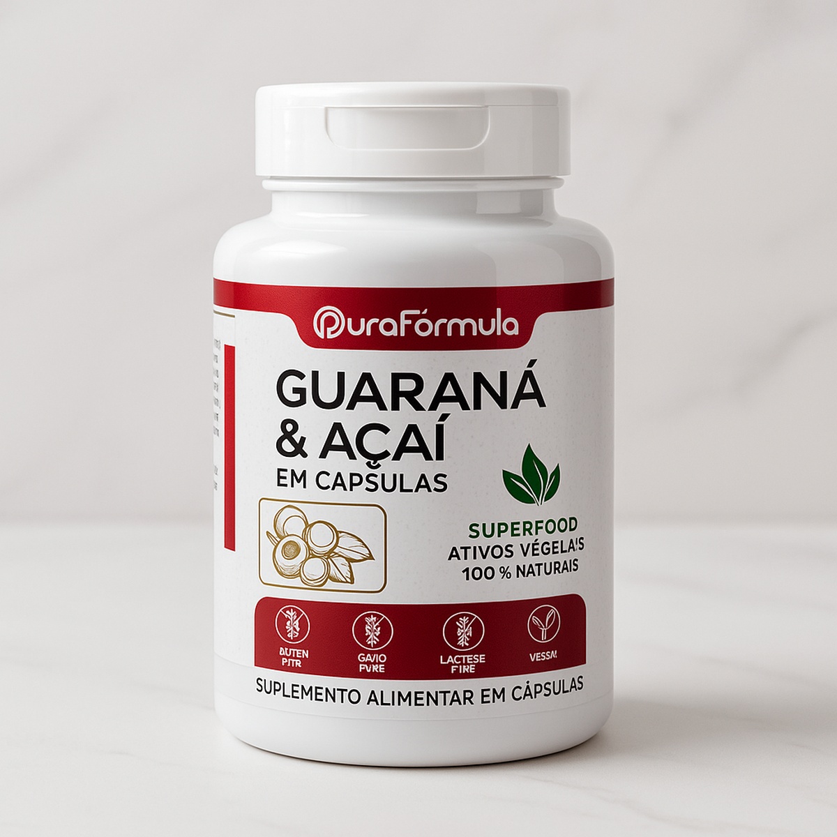 Guarana & Açai - 60 Capsulas