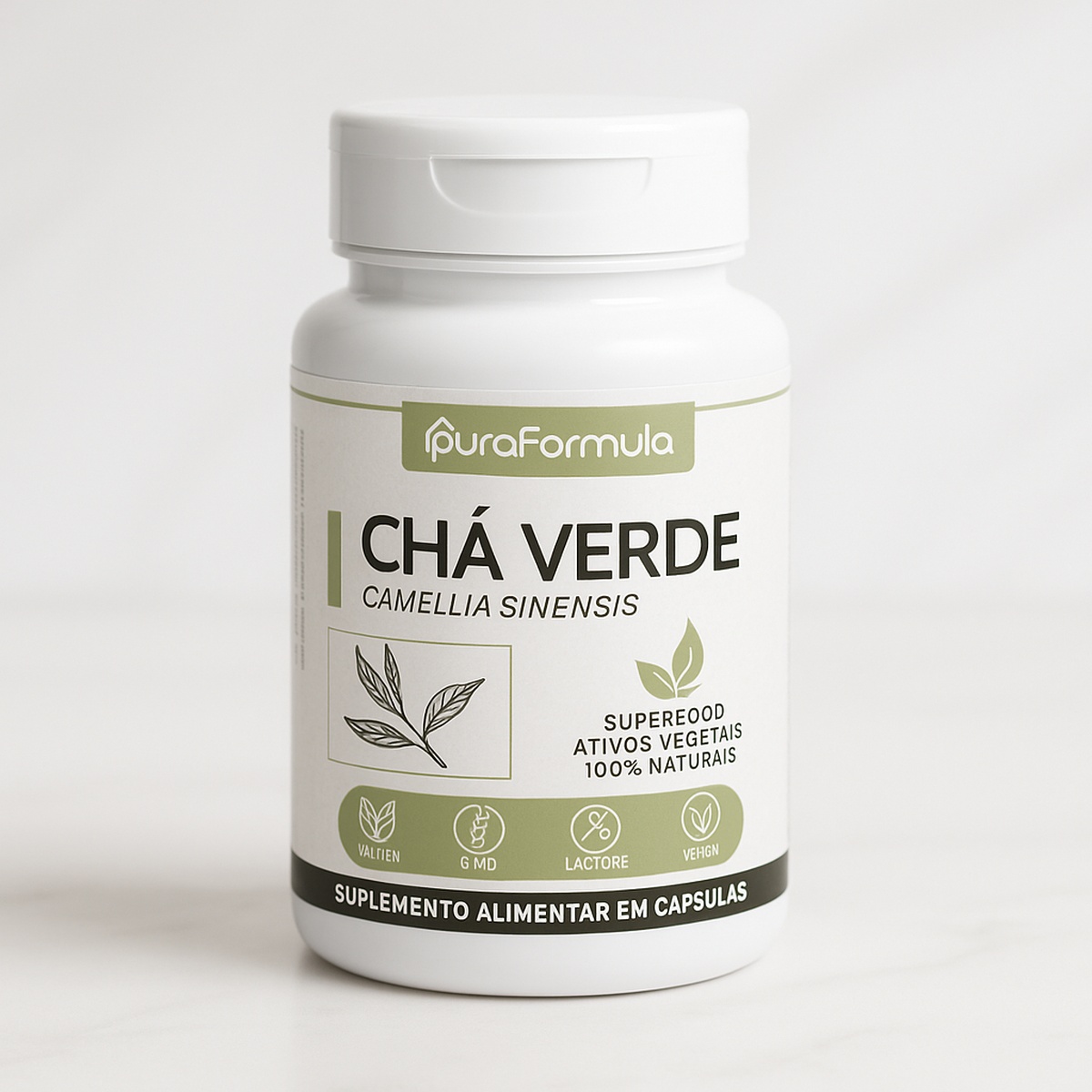 Chá Verde - 60 capsulas