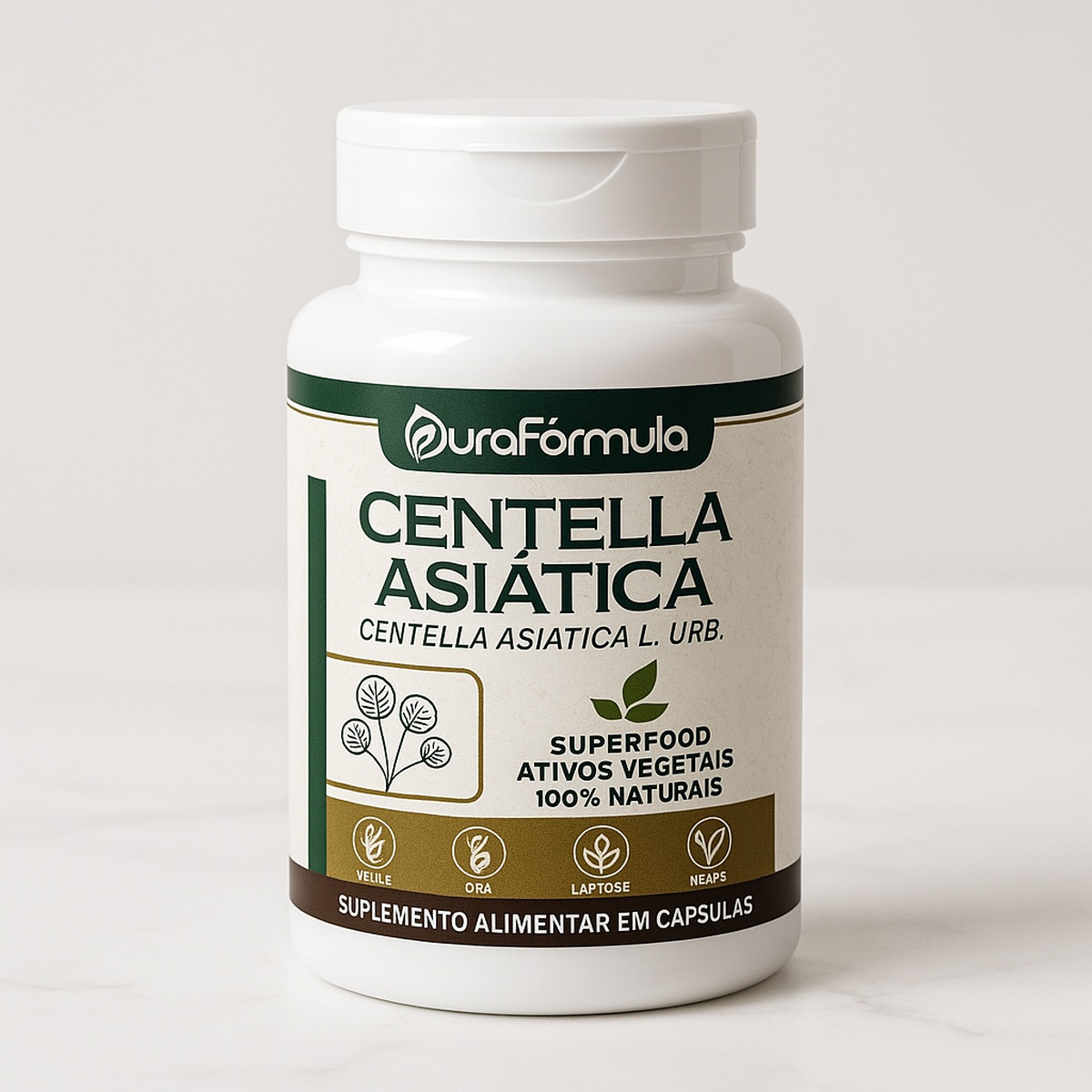 Centella Asiática - 60 Capsulas
