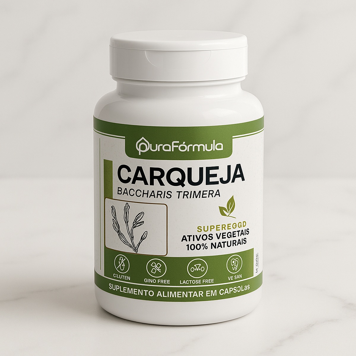 Carqueja - 60 Capsulas
