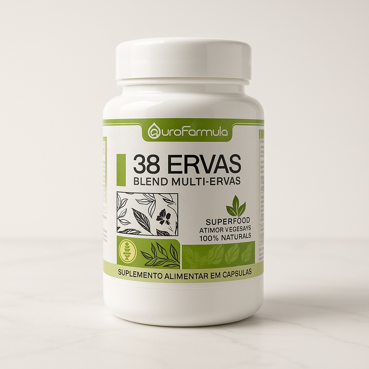 38 Ervas - 60 Capsulas