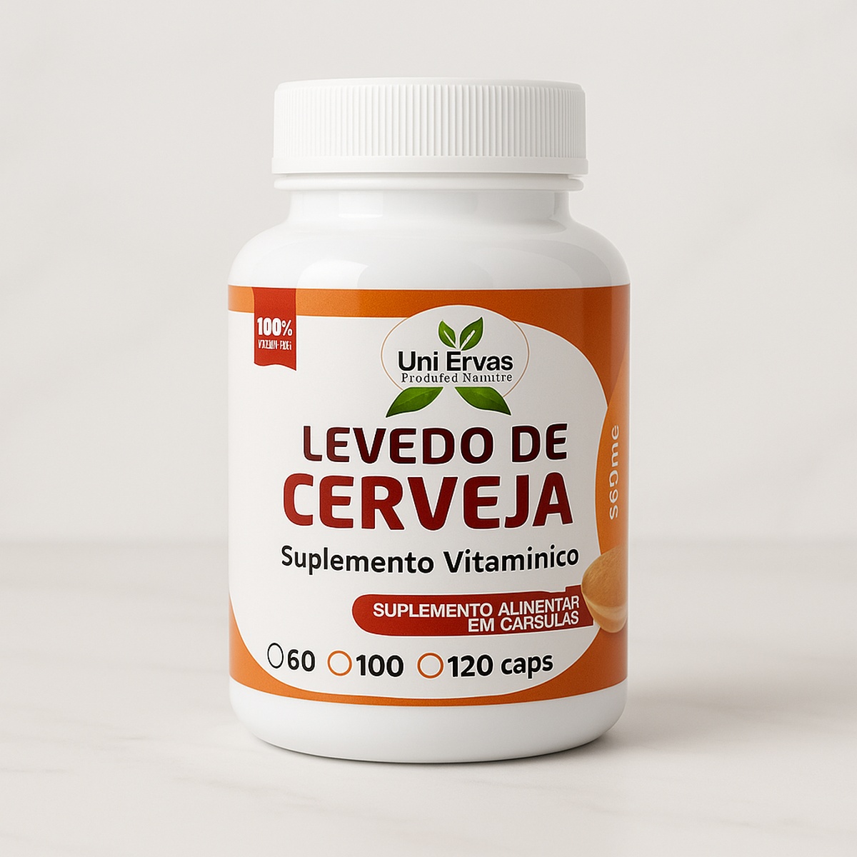 Levedo de Cerveja - 60 Capsulas