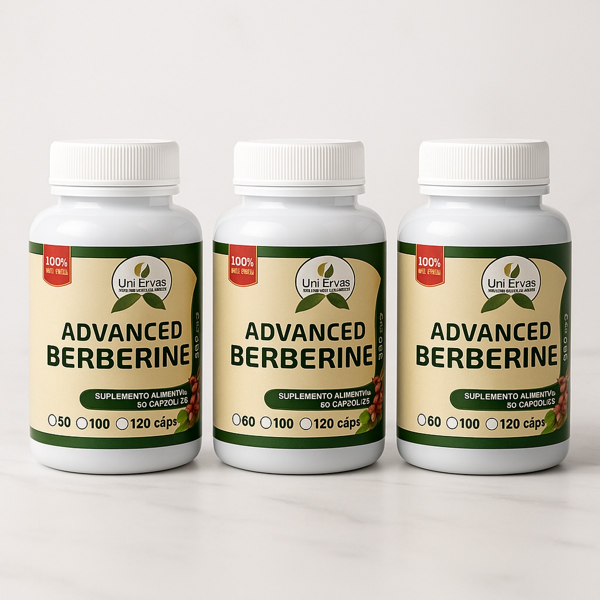 Kit 03 - Advanced Berberine - 60 Capsulas