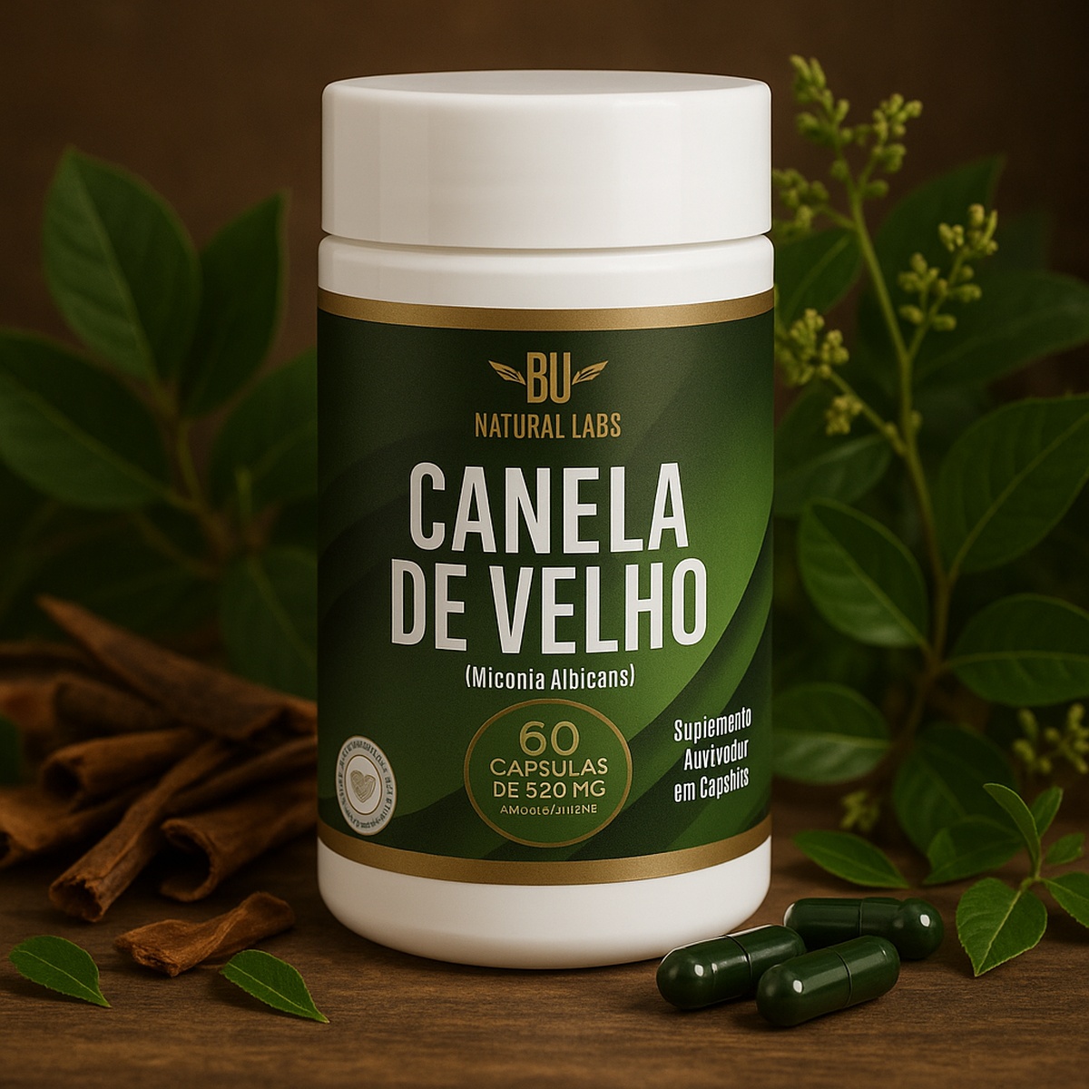 Canela De Velho 500mg 60cáp- Alivío De Dores Articular