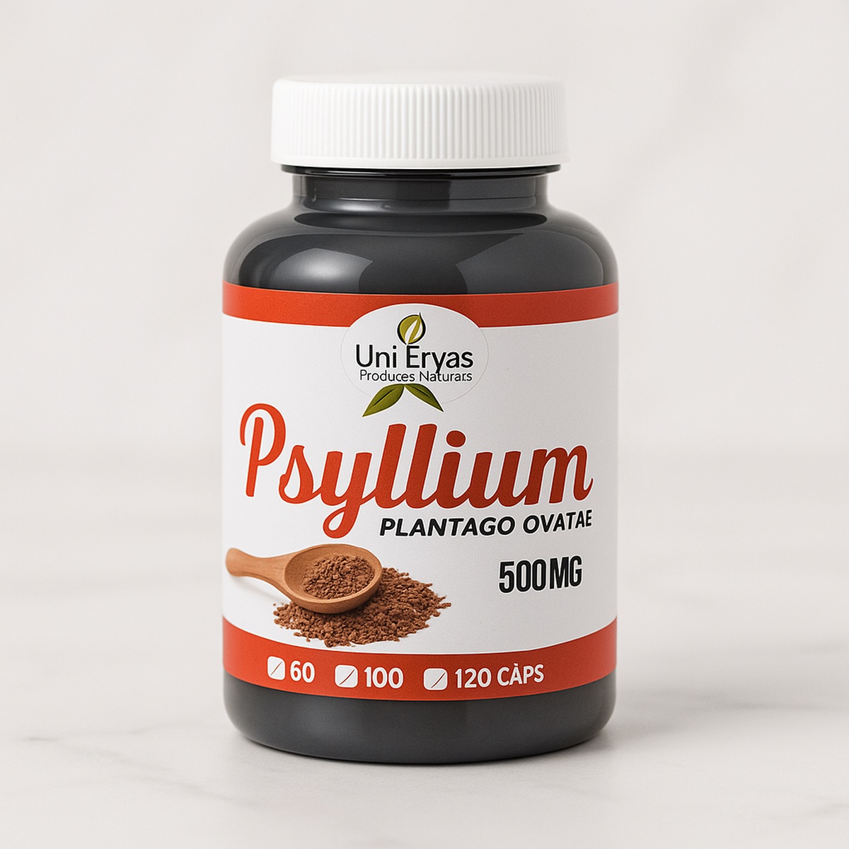Psyllium - 500mg - 60 Cápsulas