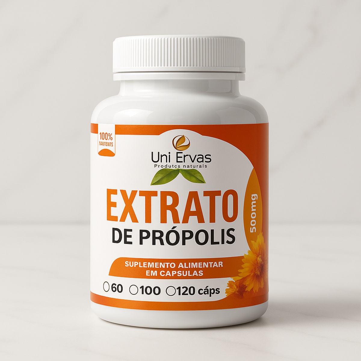 Própolis Verde - 500mg - 120 Capsulas